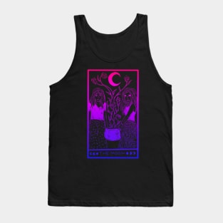 Midnight Margarita Moon - tarot card bubblegum bi pride Tank Top